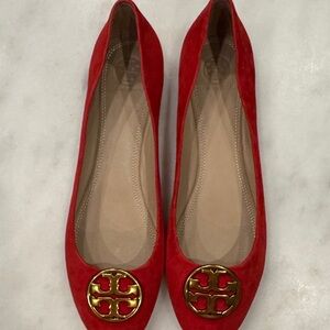 Tory Burch Suede Chelsea Ballet Shoe Size 9.5